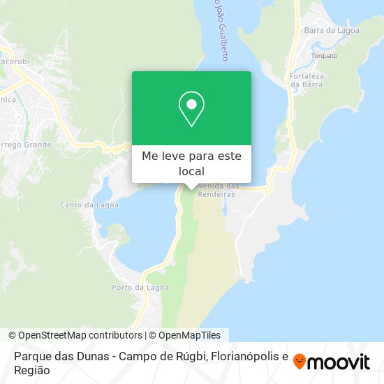 Parque das Dunas - Campo de Rúgbi mapa
