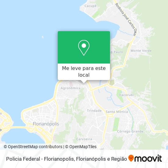 Policia Federal - Florianopolis mapa