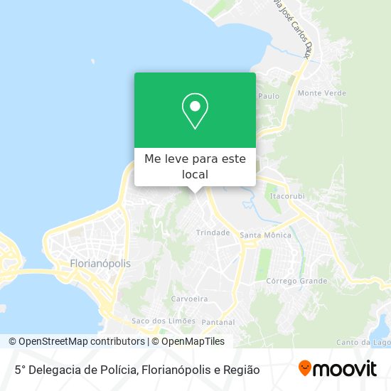 5° Delegacia de Polícia mapa
