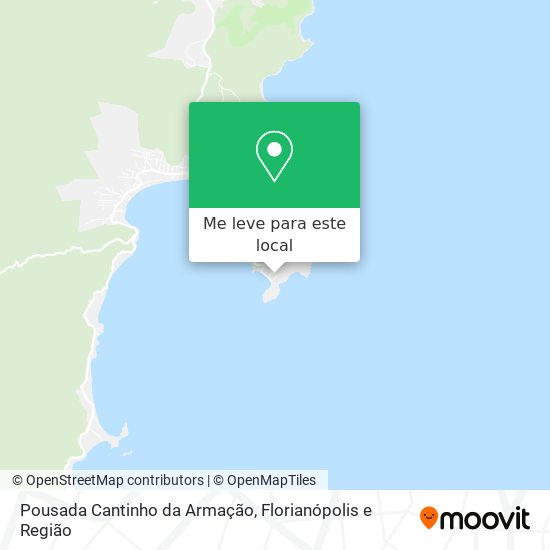 Pousada Cantinho da Armação mapa