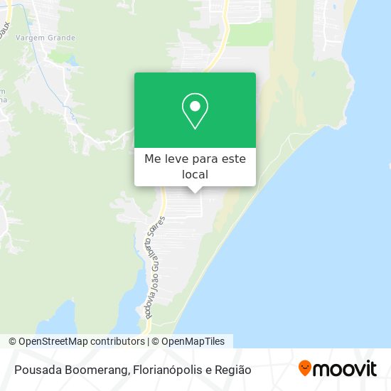 Pousada Boomerang mapa