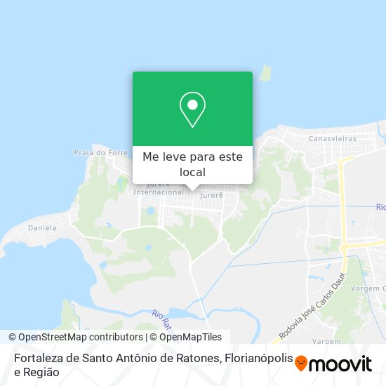 Fortaleza de Santo Antônio de Ratones mapa