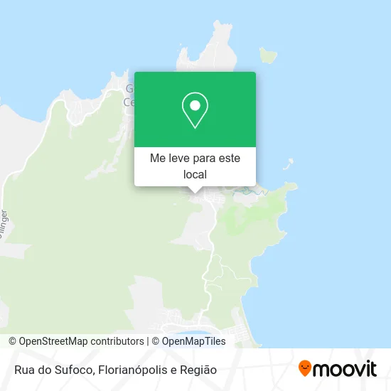 Rua do Sufoco mapa