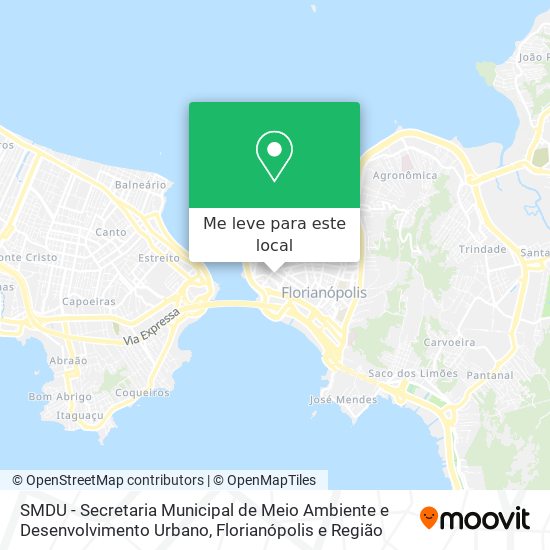 SMDU - Secretaria Municipal de Meio Ambiente e Desenvolvimento Urbano mapa