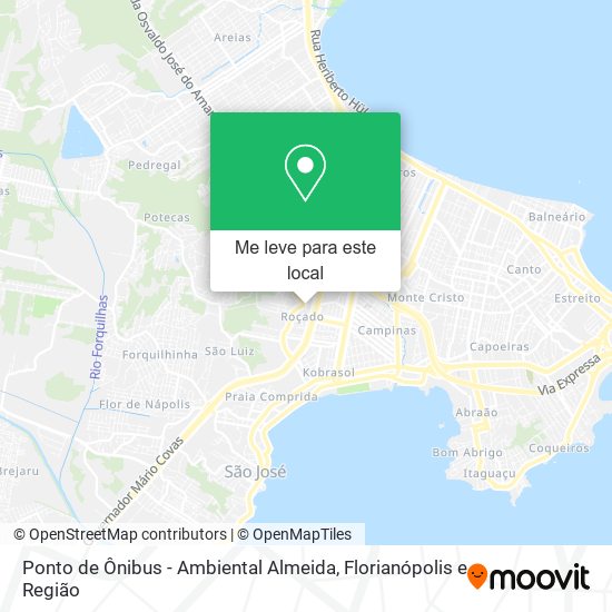 Ponto de Ônibus - Ambiental Almeida mapa