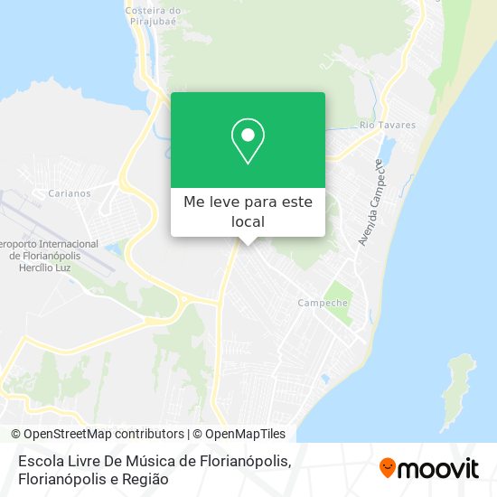 Escola Livre De Música de Florianópolis mapa