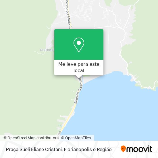 Praça Sueli Eliane Cristani mapa