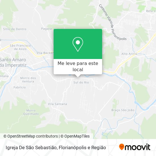 Igreja De São Sebastião mapa