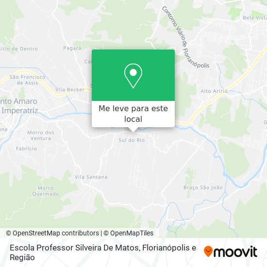 Escola Professor Silveira De Matos mapa