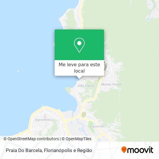 Praia Do Barcela mapa