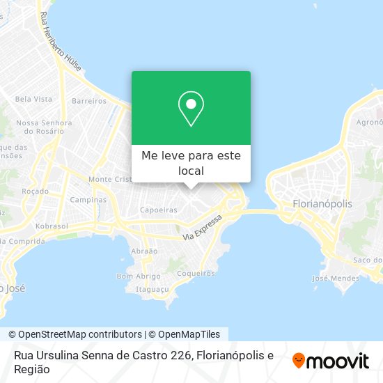 Rua Ursulina Senna de Castro 226 mapa