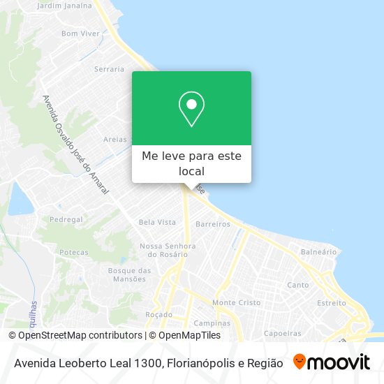 Avenida Leoberto Leal 1300 mapa
