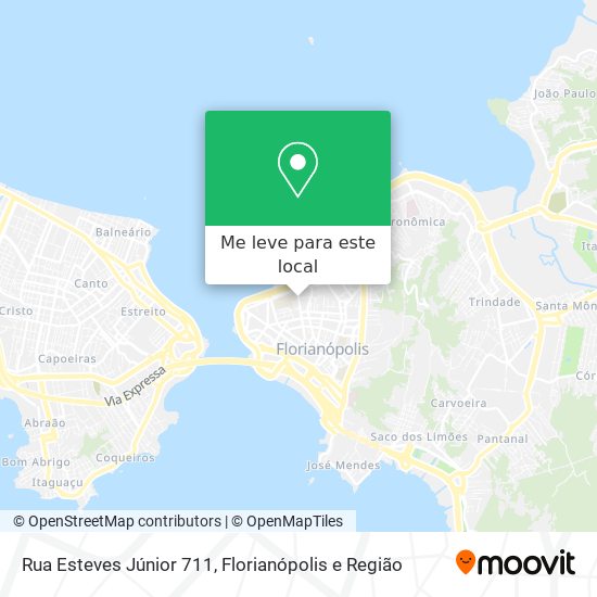 Rua Esteves Júnior 711 mapa
