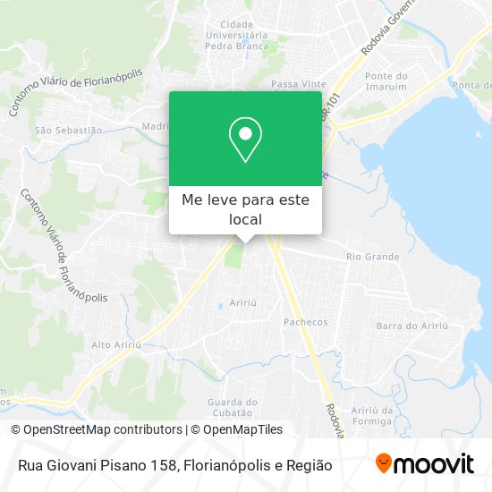 Rua Giovani Pisano 158 mapa