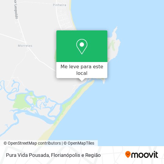 Pura Vida Pousada mapa