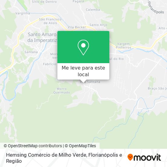 Hemsing Comércio de Milho Verde mapa