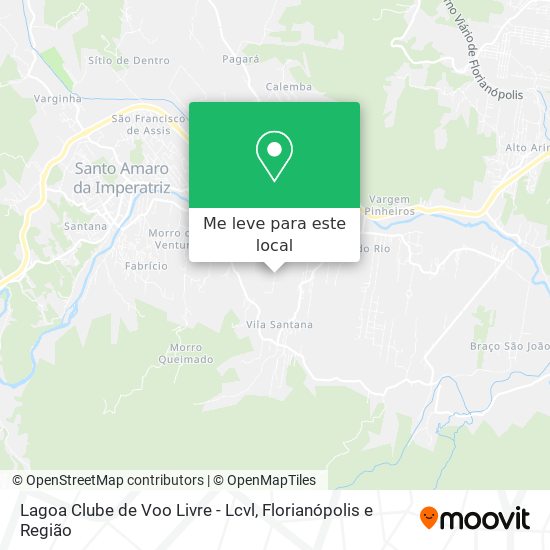 Lagoa Clube de Voo Livre - Lcvl mapa