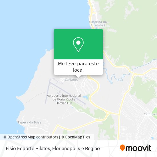 Fisio Esporte Pilates mapa