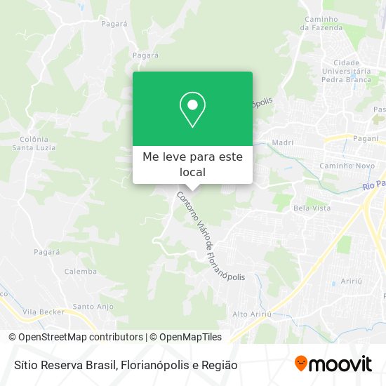 Sítio Reserva Brasil mapa