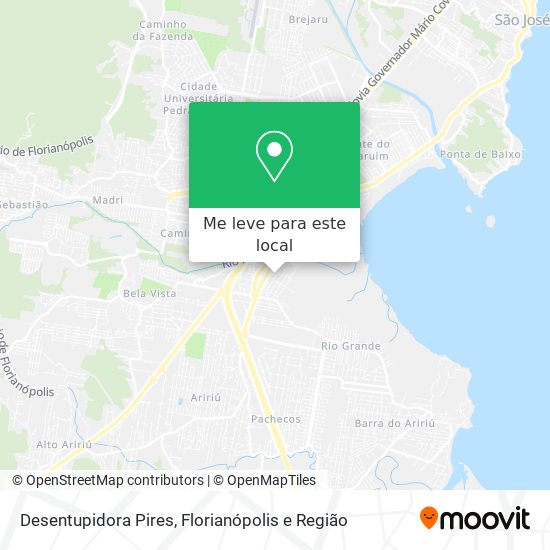 Desentupidora Pires mapa