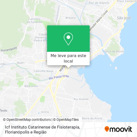 Icf Instituto Catarinense de Fisioterapia mapa