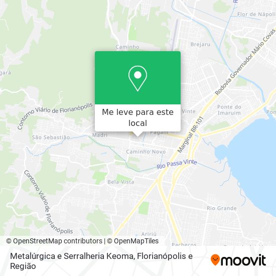 Metalúrgica e Serralheria Keoma mapa