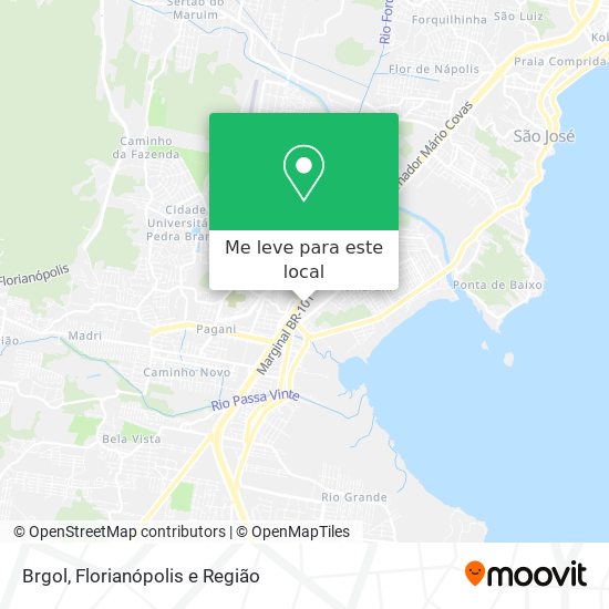 Brgol mapa