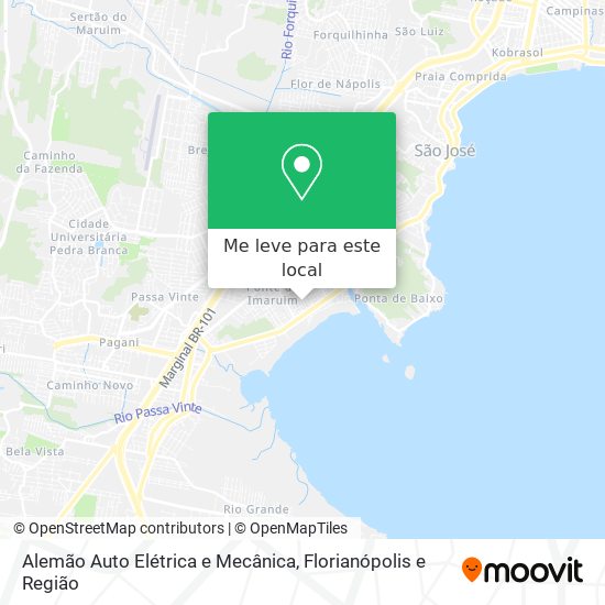 Alemão Auto Elétrica e Mecânica mapa