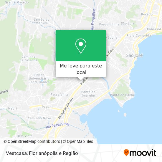Vestcasa mapa