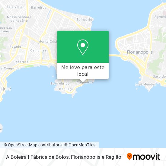 A Boleira I Fábrica de Bolos mapa