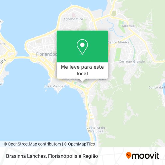 Brasinha Lanches mapa