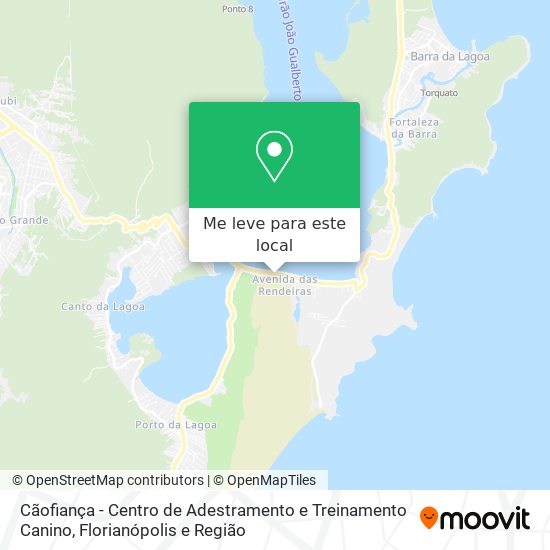 Cãofiança - Centro de Adestramento e Treinamento Canino mapa