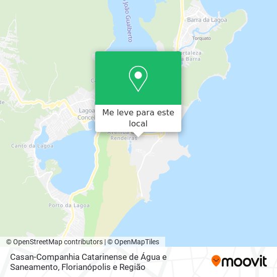 Casan-Companhia Catarinense de Água e Saneamento mapa