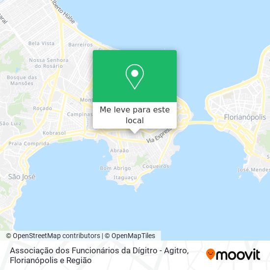 Associação dos Funcionários da Dígitro - Agitro mapa