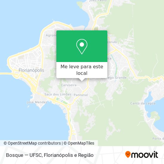 Bosque — UFSC mapa