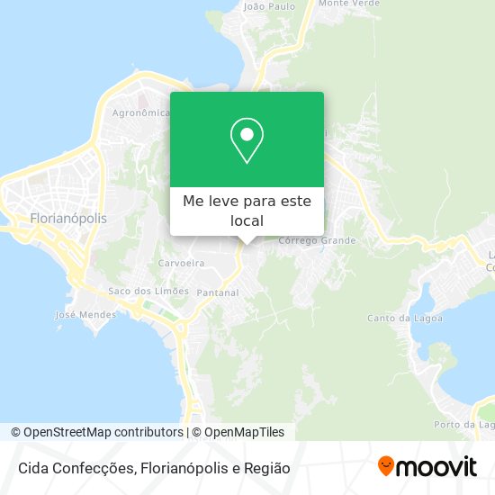 Cida Confecções mapa