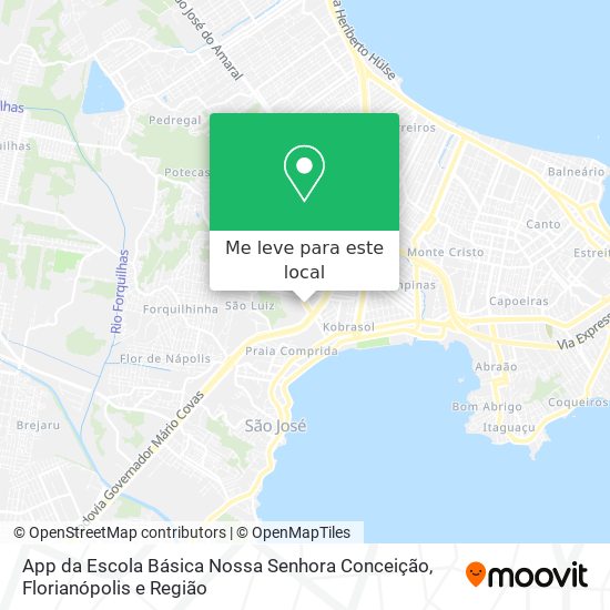 App da Escola Básica Nossa Senhora Conceição mapa