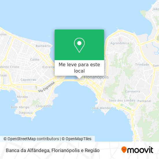 Banca da Alfândega mapa