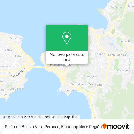 Salão de Beleza Vera Perucas mapa