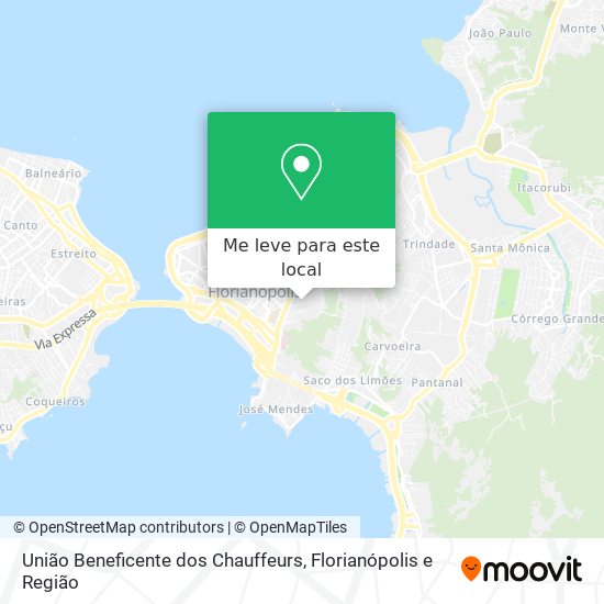 União Beneficente dos Chauffeurs mapa