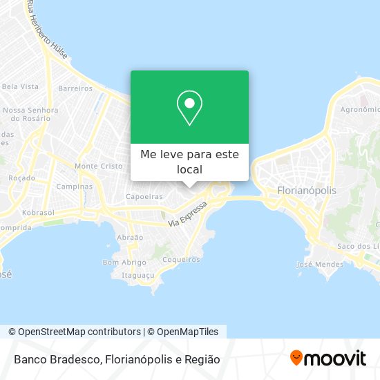 Banco Bradesco mapa