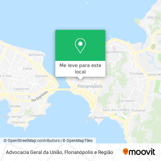 Advocacia Geral da União mapa