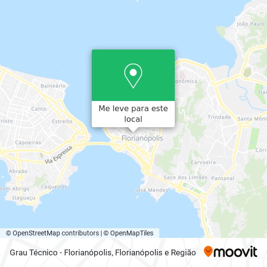 Grau Técnico - Florianópolis mapa