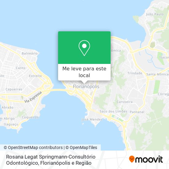 Rosana Legat Springmann-Consultório Odontológico mapa