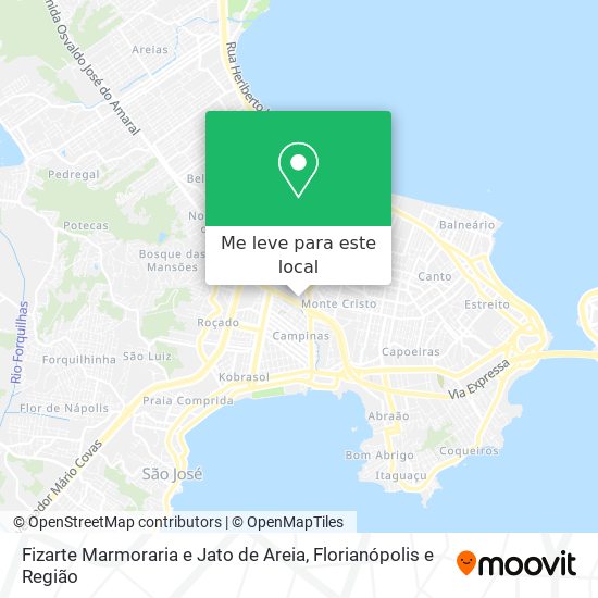 Fizarte Marmoraria e Jato de Areia mapa