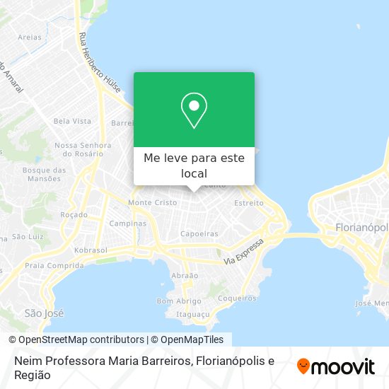Neim Professora Maria Barreiros mapa
