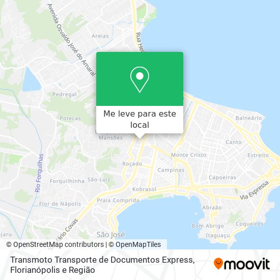 Transmoto Transporte de Documentos Express mapa
