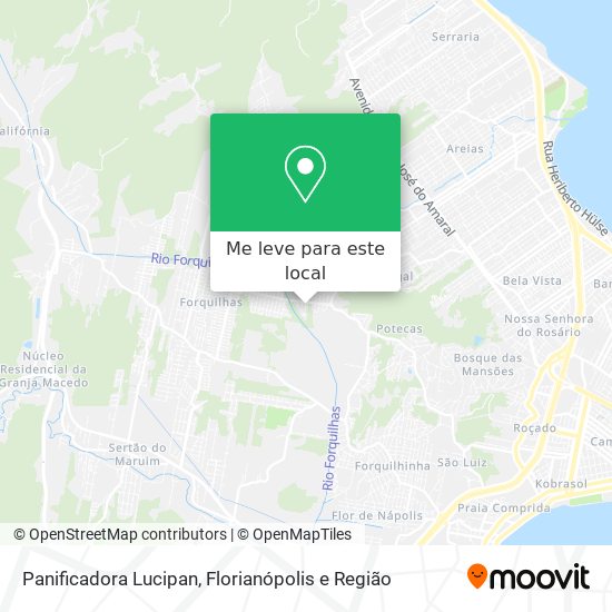 Panificadora Lucipan mapa
