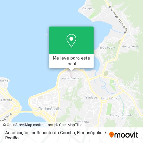 Associação Lar Recanto do Carinho mapa