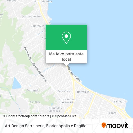 Art Design Serralheria mapa